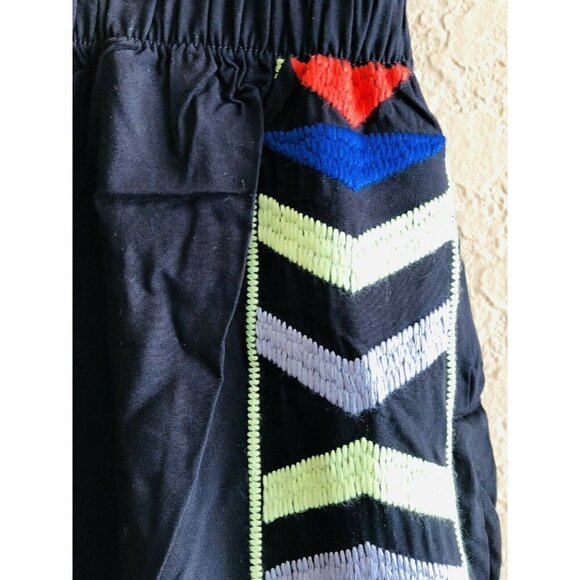 Tasi Malibu ASHLEY Embroidered Plunging Jumpsuit  Size Small Black $99 NGA - Picture 6 of 12